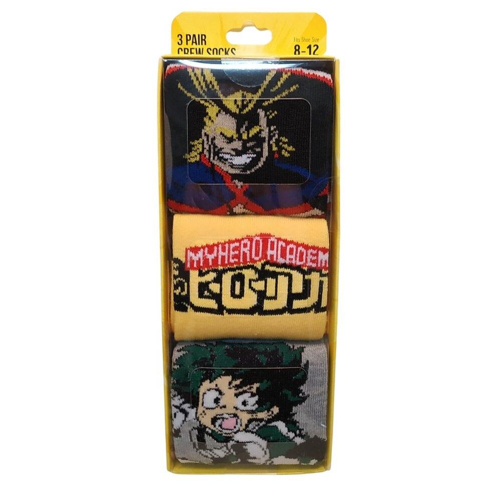 My Hero Academia Crew Socks - 3 Pack
